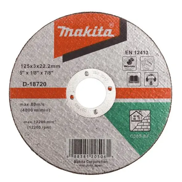 MAKITA Kotúč na rezanie betónu 125x2,5 mm  D-18720