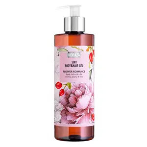 Biobaza BODY and HAIR 3v1 sprchový gel Flower Romance 400 ml