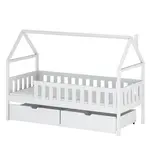 Posteľ Domček Domi 80x160 biela