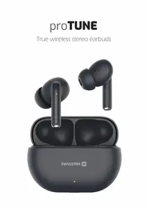Swissten Pro Tune TWS sluchátka černá