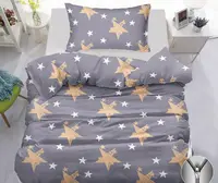 Bavlněné povlečení GOLDEN STARS šedé Rozměr povlečení: 70 x 90 cm | 140 x 200 cm