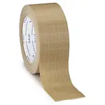 36 x Papírová lepicí páska 50mm, návin 25m, vyztužená 125g/m2, hnědá, tloušťka 265µm | RAJA