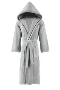 Soft Cotton Unisex župan STRIPE s kapucňou