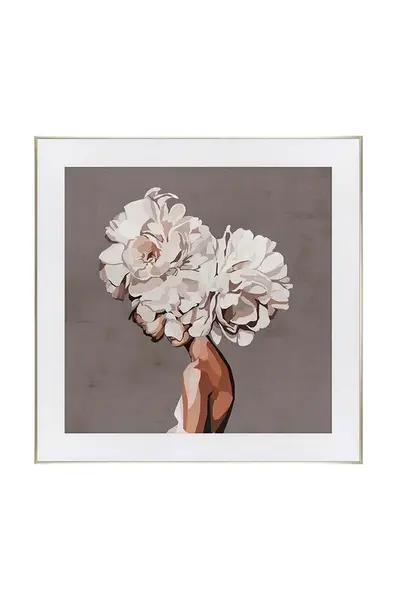 Nástenná dekorácia v ráme 63 x 63 cm