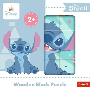 Trefl Dřevěné kostky, Lilo a Stitch