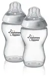 TOMMEE TIPPEE Kojenecká láhev C2N 340 ml 3m+ 2 ks