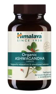HIMALAYA Organic Ashwagandha BIO 60 kapslí