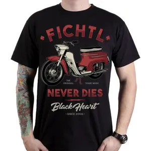 Triko BLACK HEART Fichtl černá XL