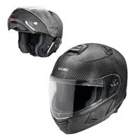 Výklopná moto přilba W-TEC Tensiler karbon lesk S (55-56)