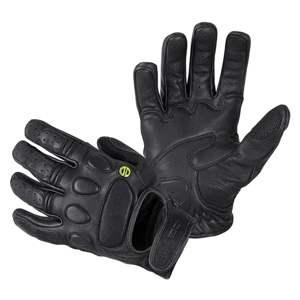 Kožené moto rukavice W-TEC Cherton černá M