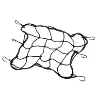 Pružná zavazadlová síť Oxford Bright Net 38 x 38 cm černá/reflexní