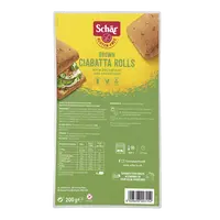 SCHÄR Ciabatta Rustica vícezrnné pečivo bez lepku 4x50 g