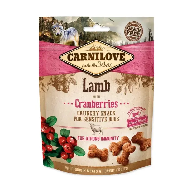 Carnilove Dog Crunchy Snack Lamb&Cranberries 200g | Pamlsky pro psy