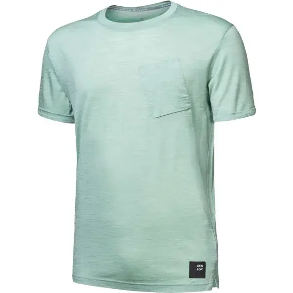 Sensor MERINO AIR Pánske funkčné tričko, svetlo zelená, veľkosť XXL