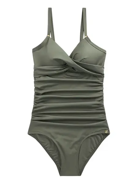 Next Jednodielne plavky  olivová