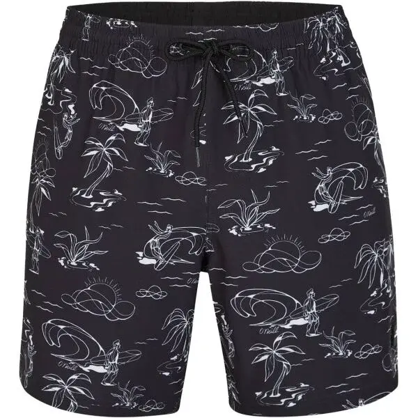 O'Neill CALI CIRCLE SURFER 16'' SWIM SHORTS Pánske kúpacie šortky, čierna, veľkosť