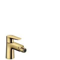 Hansgrohe Talis E bidetová batéria s výpusťou leštěný vzhled zlata 71720990