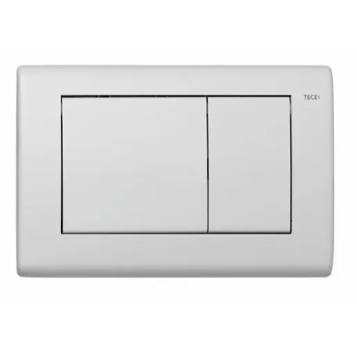 Tece Planus ovládacie tlačidlo z nerezu v bielej farbe mat 9240322 9.240.322