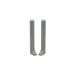 Koncovka k soklu Progress Profile strieborná, hliník výška hrany 60 mm, TPZCTAA602