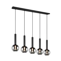 Trio Clayton závesné osvetlenie čierna 310300532 TR310300532