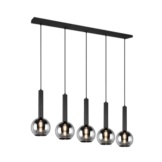 Trio Clayton závesné osvetlenie čierna 310300532 TR310300532