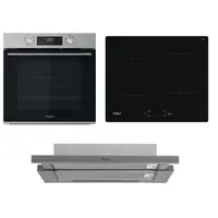 Whirlpool rúra OMK58CU1SX + indukčná varná doska WSQ7360NE + odsávač pár AKR7491IX SETWH23