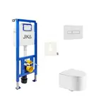 Závesný wc set do ľahkých stien / predstenová SAT SIKOJSREX72