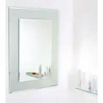 Zrkadlo s fazetou Amirro Snowqueen 60x80 cm šedá 711-447