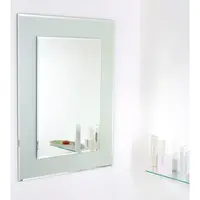 Zrkadlo s fazetou Amirro Snowqueen 60x80 cm šedá 711-447