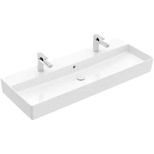 Villeroy & Boch Memento 2.0 dvojumývadlo memento 120x42 cm dva otvory pre batériu 4A22CK01