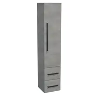 Kúpeľňová skrinka vysoká SAT Cube Way 35x163x33 cm betón CUBE3CHV35BE