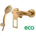 Sprchová batéria RAV SLEZÁK Nil so sprchovacím setom 150 mm kartáčovaná zlatá NL281.5/1ZK