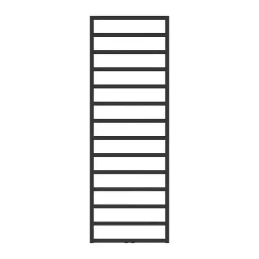 HOPA Perth kombinovaný radiátor 172x60 cm čierny matný RADPER601731SP