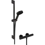 Sprchová batéria Hansgrohe Pulsify Select S so sprchovacím setom 150 mm čierna matná 24272670