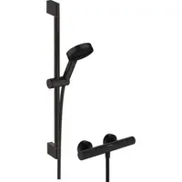 Sprchová batéria Hansgrohe Pulsify Select S so sprchovacím setom 150 mm čierna matná 24272670