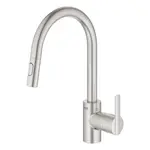 Grohe Feel drezová batéria s vyťahovacou spŕškou, 2 prúdy supersteel 31486dc1 G31486DC1