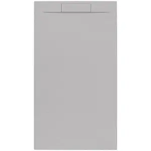 Sprchová vanička obdĺžniková SAT Fusion 160x90 cm liaty mramor gris perla SATFU16090GRP
