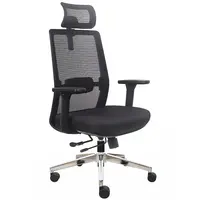 Otáčecí křeslo Prospero síťovina černá