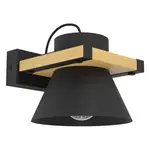 Nástenné svietidlo Eglo MACCLES čierna 43958