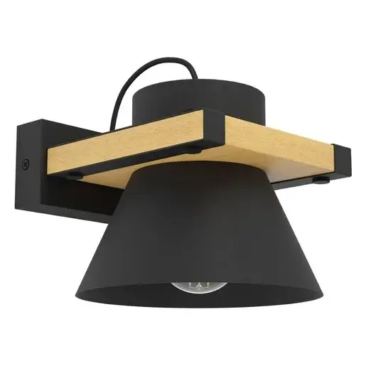 Nástenné svietidlo Eglo MACCLES čierna 43958