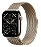 APPLE Watch 11 GPS + Cellular 46mm Zlatý titán so zlatým milánskym ťahom - S/M