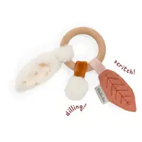 Moulin Roty Chrastící kroužek s plyšovými drobnostmi