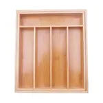 Dřevěný příborník Sten, bambus, posuvný