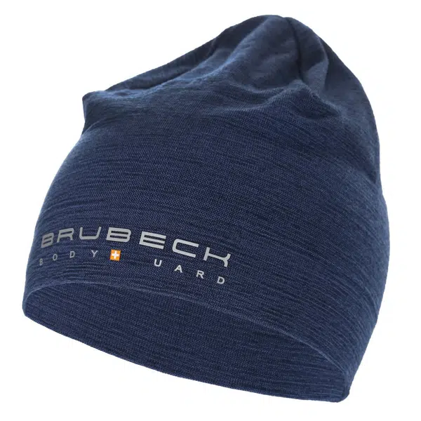 Čepice Brubeck Merino Dark Blue L/XL