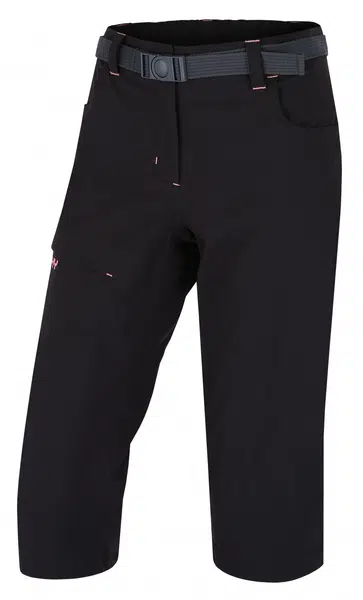 Husky Klumy L XL, black Dámské 3/4 kalhoty