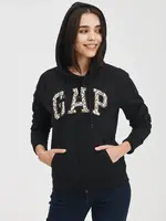 GAP Mikina leopard Logo - Dámské