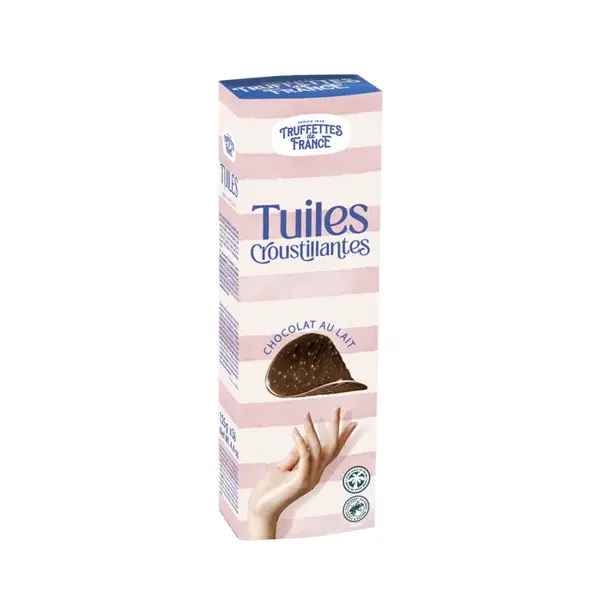 Touiles Croustillantes čokoládové chipsy s oříšky 125 g