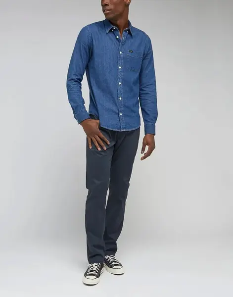 Pánské rifle LEE L72BBGA98 STRAIGHT FIT MVP NAVY Velikost: 46/34