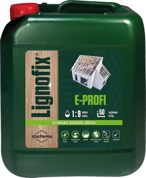 Lignofix e-profi hnědý 1:9 5kg