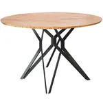 Stùl Pixel 2 120 Mdf/Ocel – Dub Zlatý/Černá